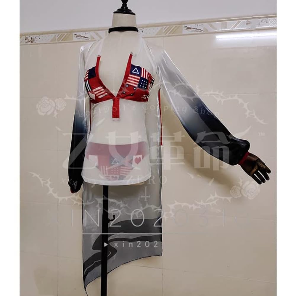 未使用新品　コスプレ衣装　アークナイツ　Ｗ　水着　Ｓサイズ ウィッグ角尻尾付き Amazon.co.jp: [XIN XIN] アークナイツ 明日方舟Arknights W